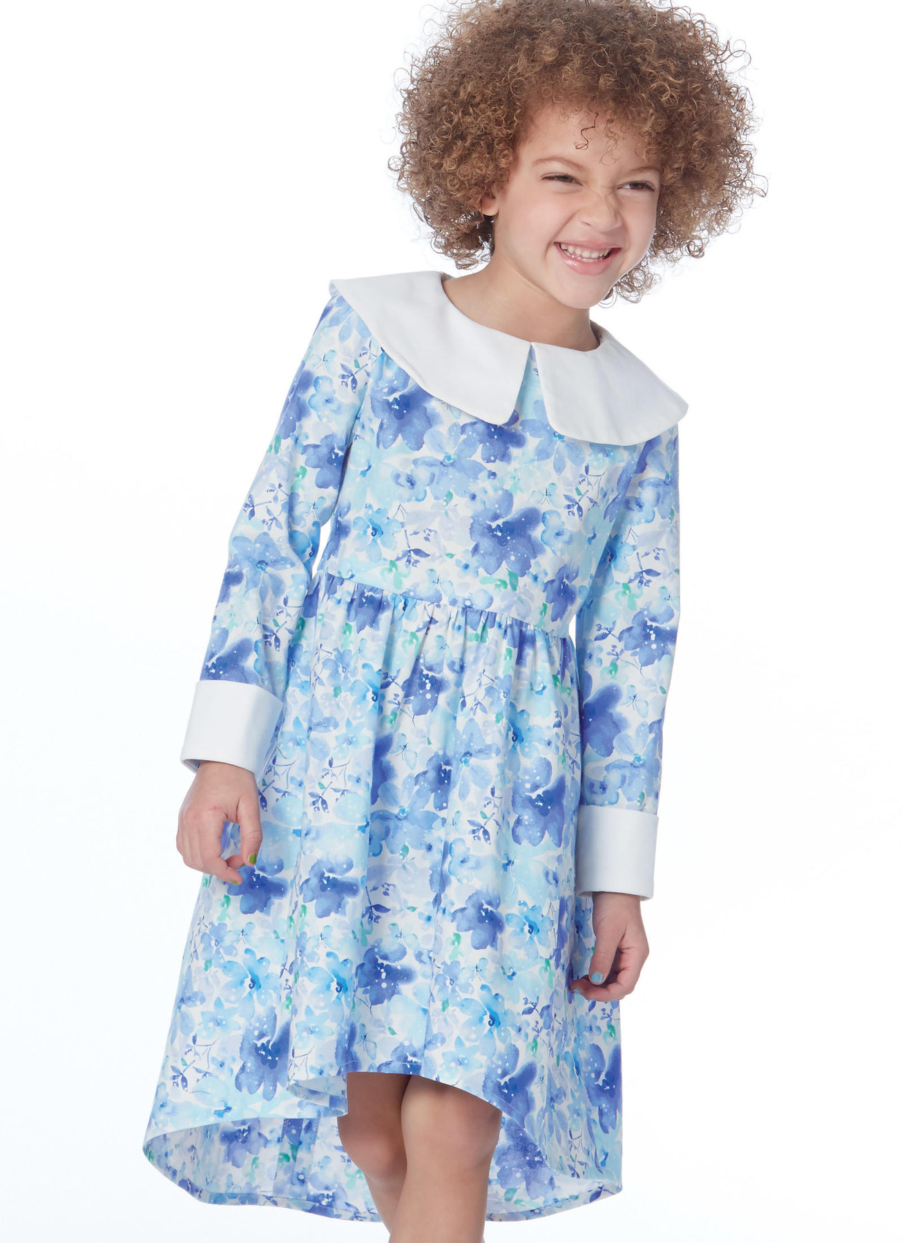 McCall's Sewing Pattern Children's/Girls' High-Low Dresses with Collar and Sleeve Variations (PDF) 8 McCall's Sewing Pattern Children's/Girls' High-Low Dresses with Collar and Sleeve Variations (PDF)