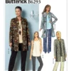 Butterick Sewing Pattern Misses' Open-Front Jackets, Top and Pants (PDF) 15 Butterick Sewing Pattern Misses' Open-Front Jackets, Top and Pants (PDF)