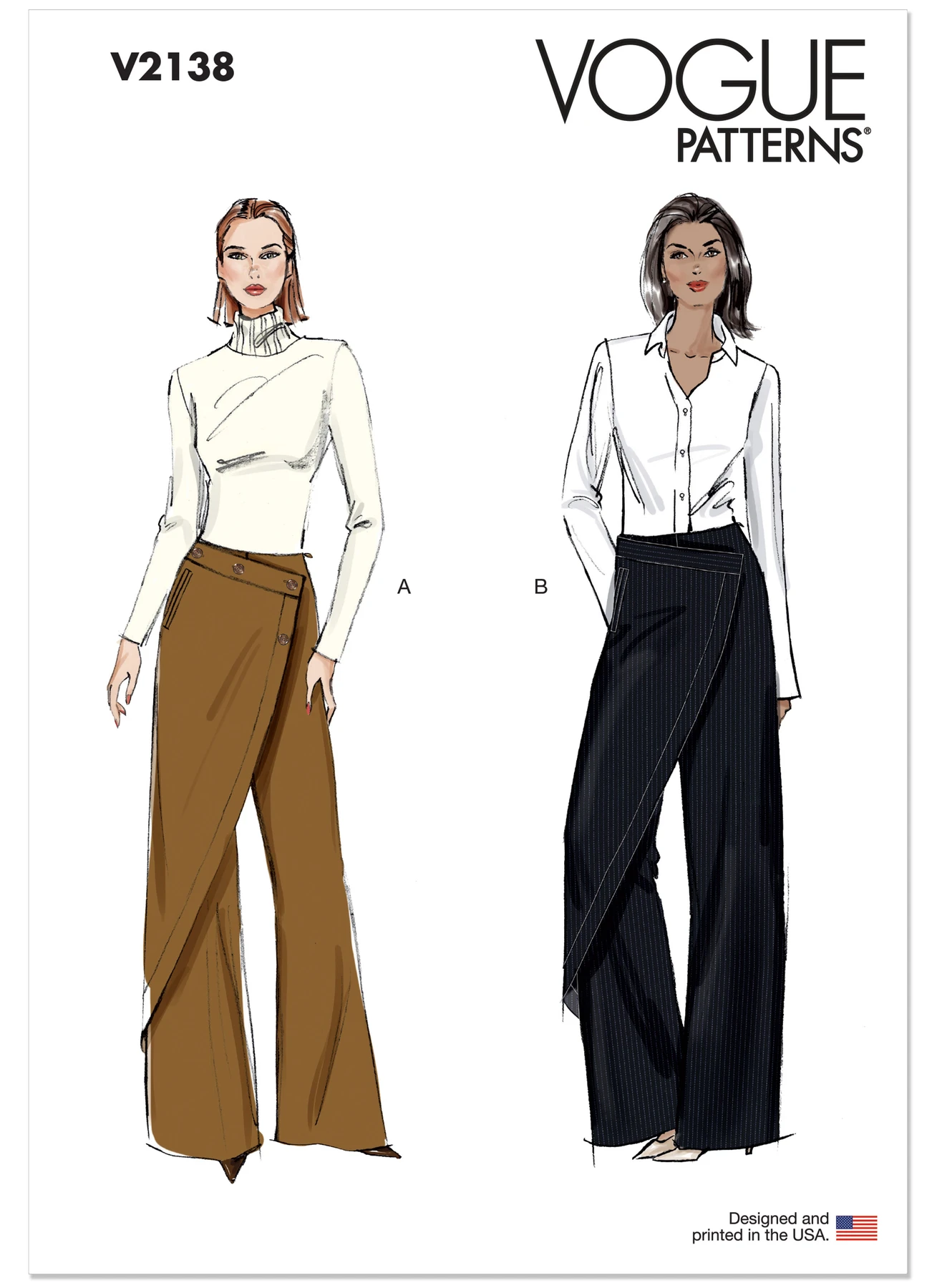 Vogue Patterns Misses' Wrap Pants 1 Vogue Patterns Misses' Wrap Pants