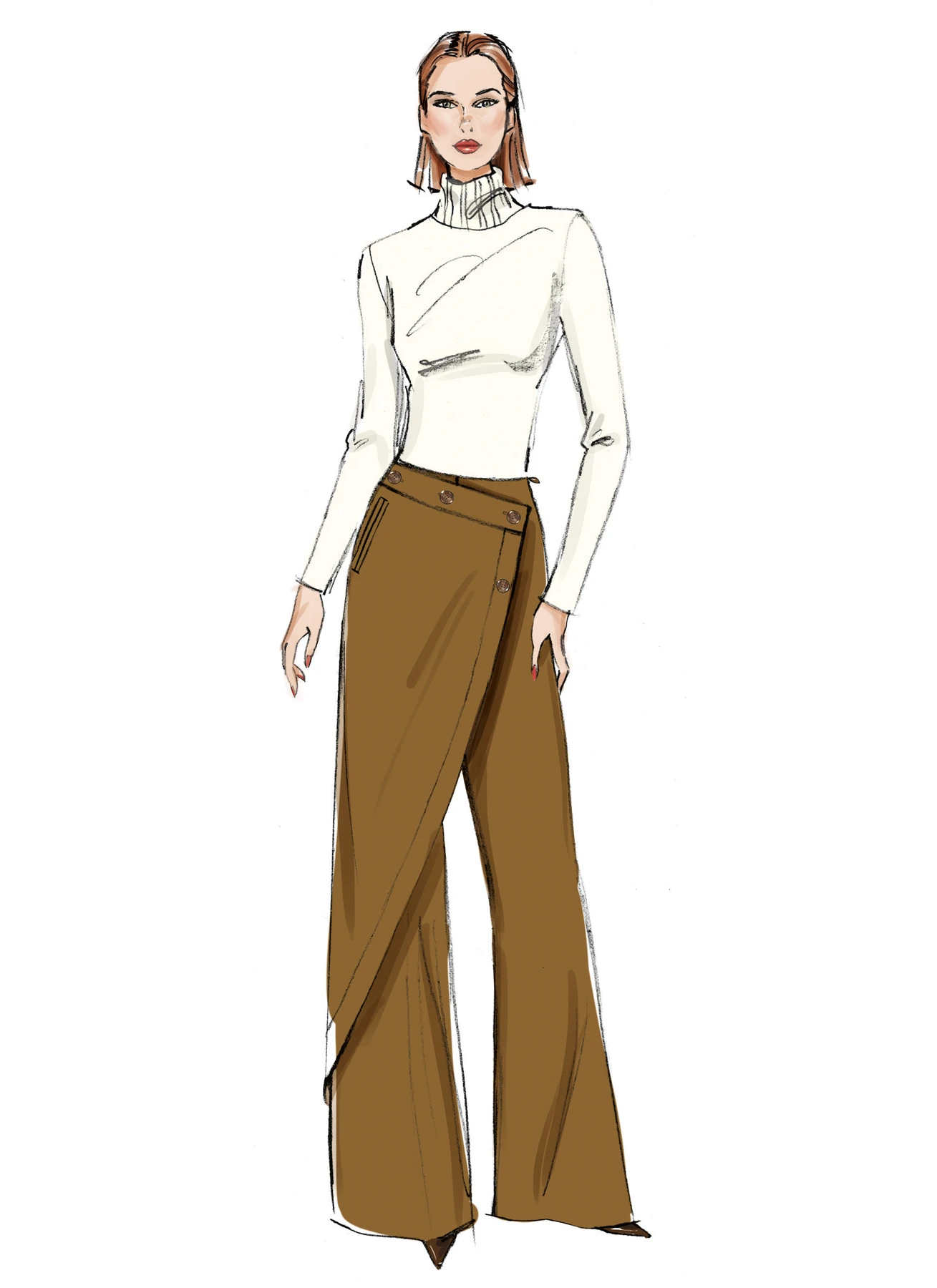 Vogue Patterns Misses' Wrap Pants 3 Vogue Patterns Misses' Wrap Pants