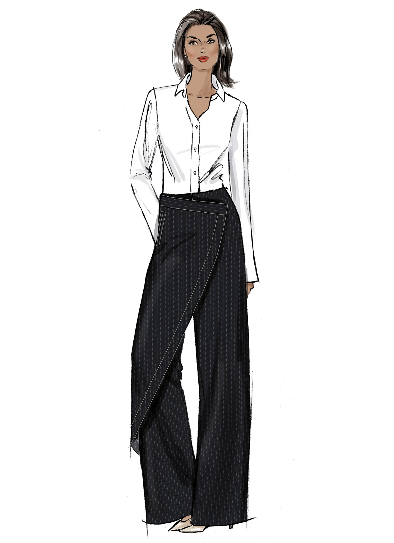 Vogue Patterns Misses' Wrap Pants 4 Vogue Patterns Misses' Wrap Pants