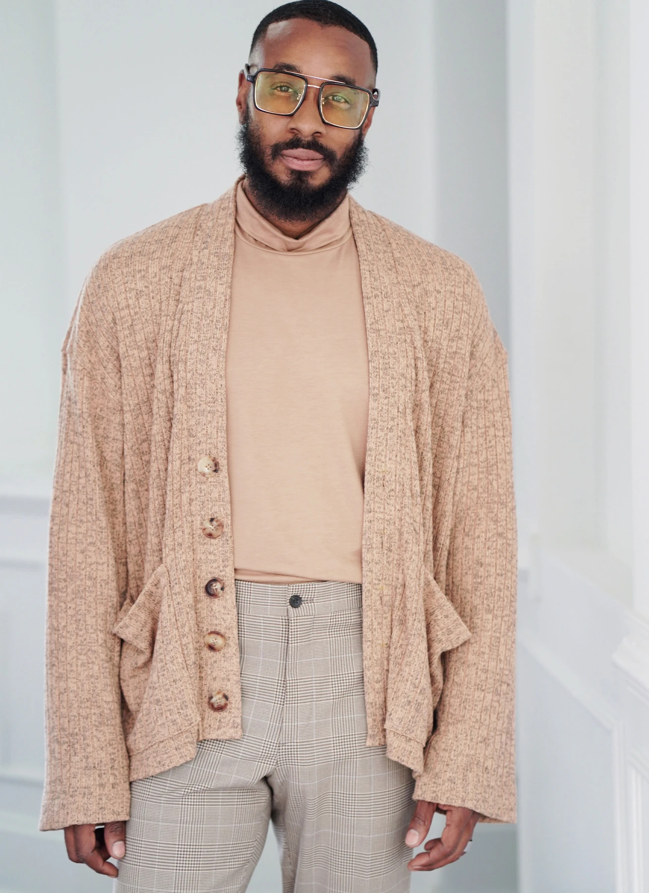 Know Me Sewing Pattern Men's Knit Turtleneck and Cardigan by Norris Dánta Ford (PDF) 3 Know Me Sewing Pattern Men's Knit Turtleneck and Cardigan by Norris Dánta Ford (PDF)