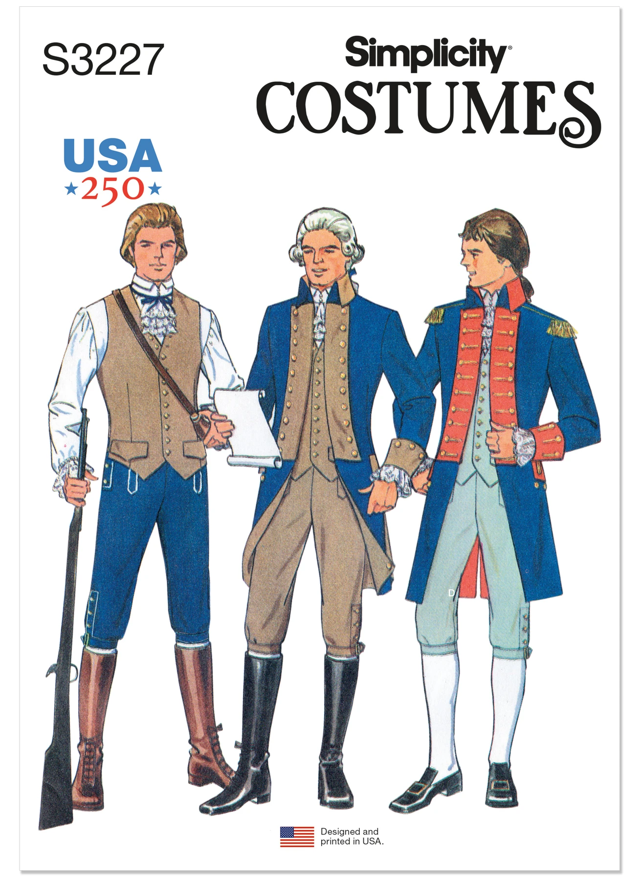 Simplicity Sewing Pattern Men's Continental Uniform Costumes (PDF) 1 Simplicity Sewing Pattern Men's Continental Uniform Costumes (PDF)