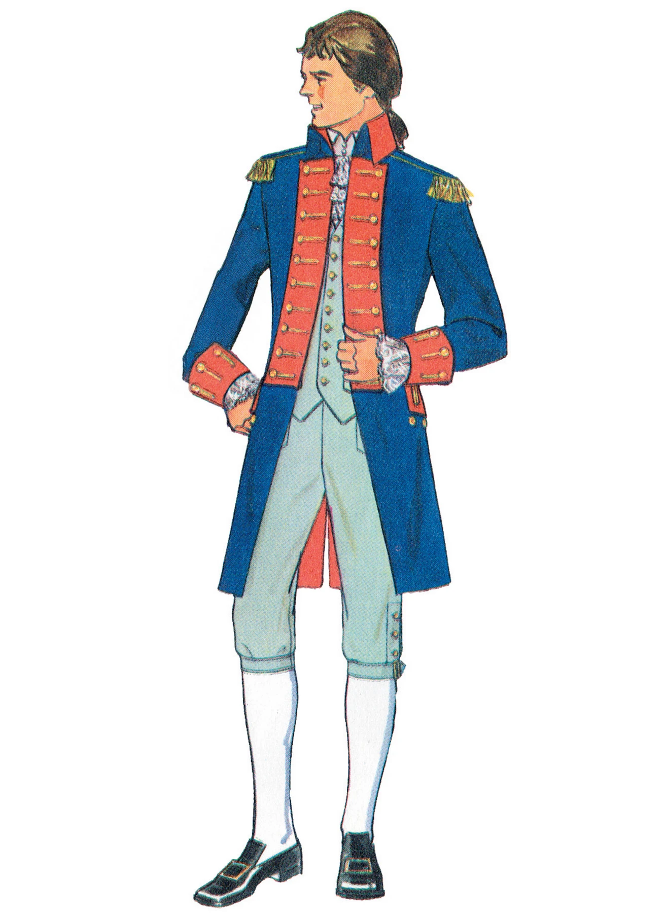 Simplicity Sewing Pattern Men's Continental Uniform Costumes (PDF) 4 Simplicity Sewing Pattern Men's Continental Uniform Costumes (PDF)