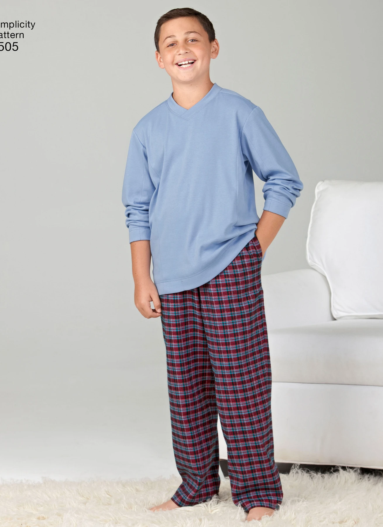 Simplicity Sewing Pattern Husky Boys' & Big & Tall Men's Tops and Pants 3 Simplicity Sewing Pattern Husky Boys' & Big & Tall Men's Tops and Pants