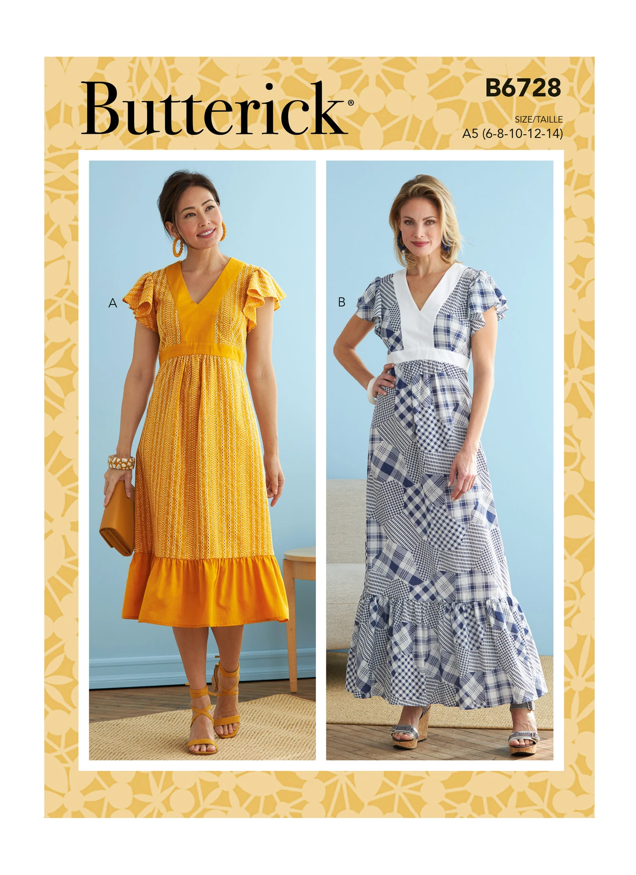 Butterick Sewing Pattern Misses' Dresses (PDF) 1 Butterick Sewing Pattern Misses' Dresses (PDF)
