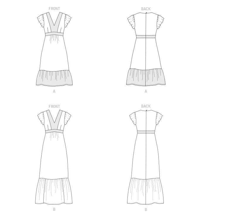 Butterick Sewing Pattern Misses' Dresses (PDF) 7 Butterick Sewing Pattern Misses' Dresses (PDF)