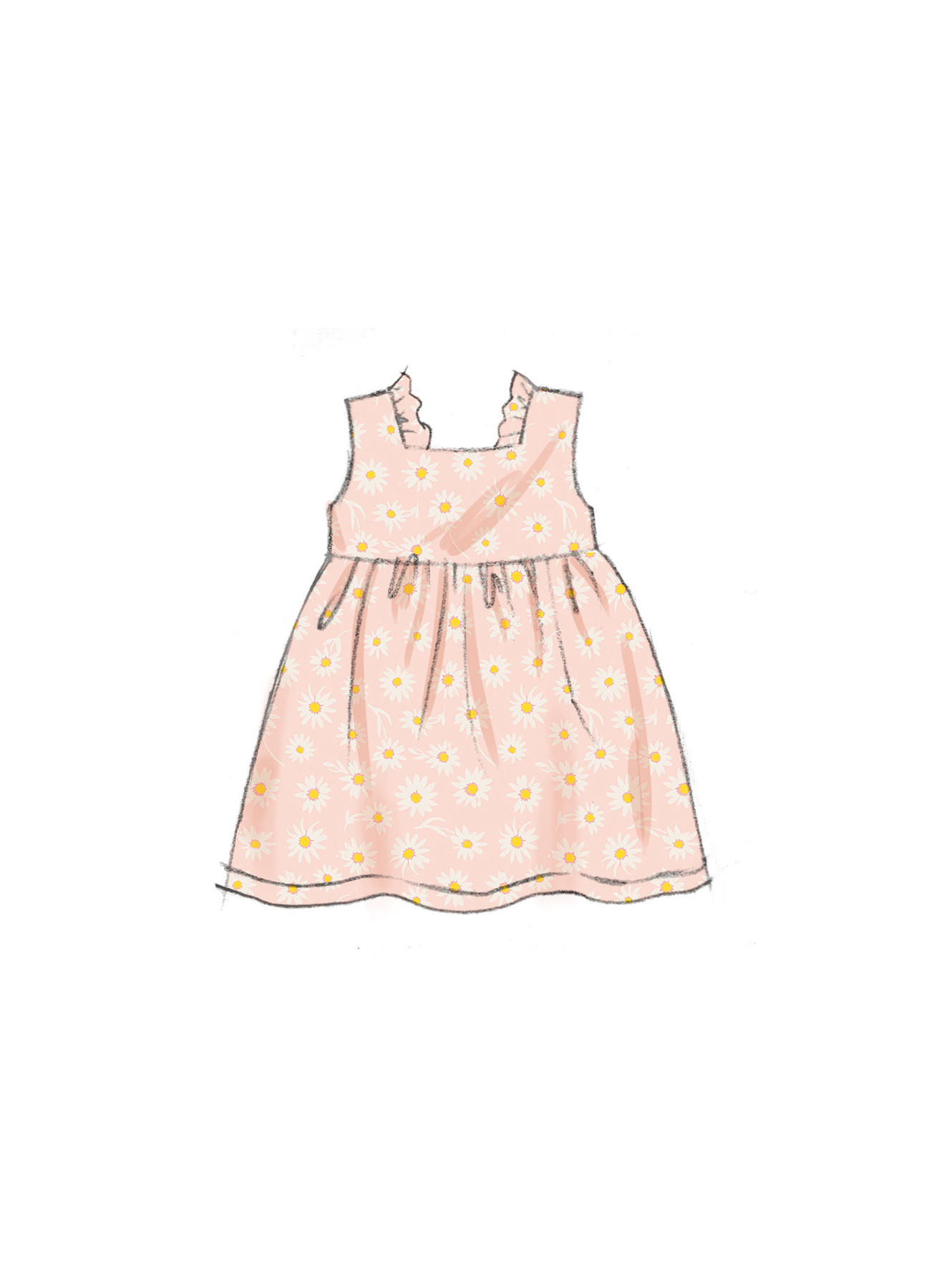 Butterick Sewing Pattern Babies' Rompers, Dress, Bloomers and Headband 5 Butterick Sewing Pattern Babies' Rompers, Dress, Bloomers and Headband