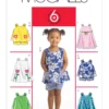 McCall's Sewing Pattern Toddlers' Tent Tops, Dresses and Shorts 18 McCall's Sewing Pattern Toddlers' Tent Tops, Dresses and Shorts