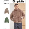 Simplicity Sewing Pattern Men's Half Zip Hoodie 15 Simplicity Sewing Pattern Men's Half Zip Hoodie