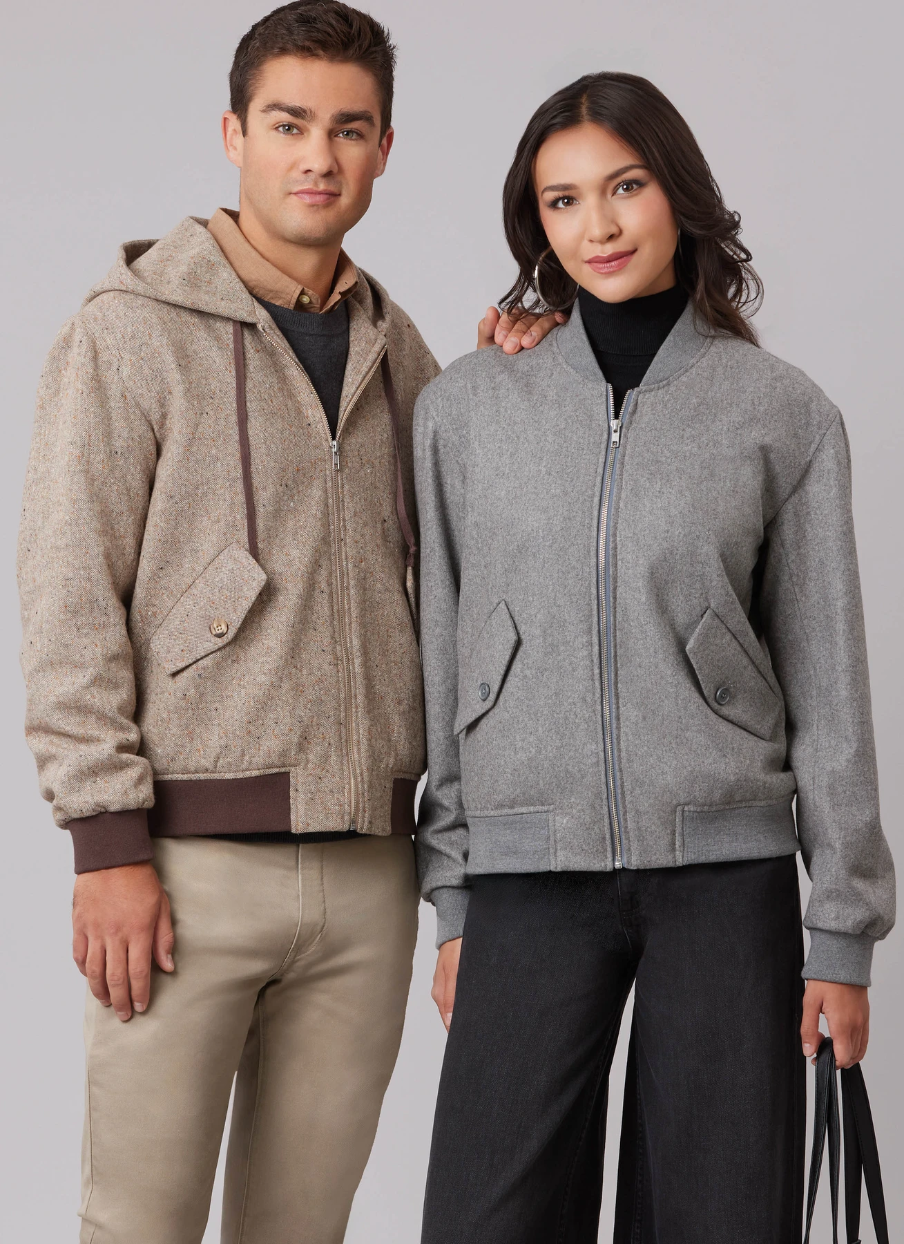 McCall's Sewing Pattern Unisex Bomber Jacket with or without Hood (PDF) 2 McCall's Sewing Pattern Unisex Bomber Jacket with or without Hood (PDF)