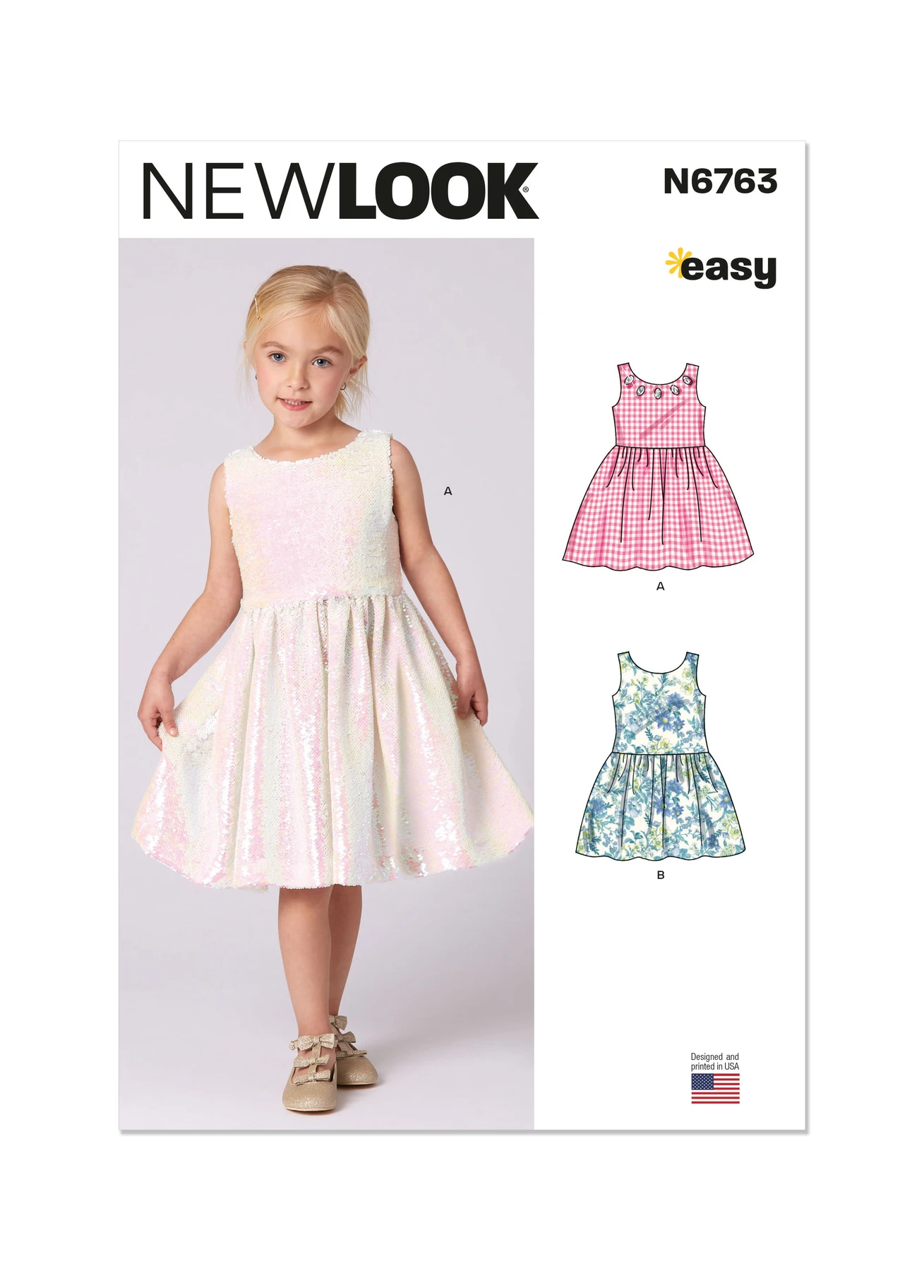 New Look Sewing Pattern Children's Dress 1 New Look Sewing Pattern Children's Dress