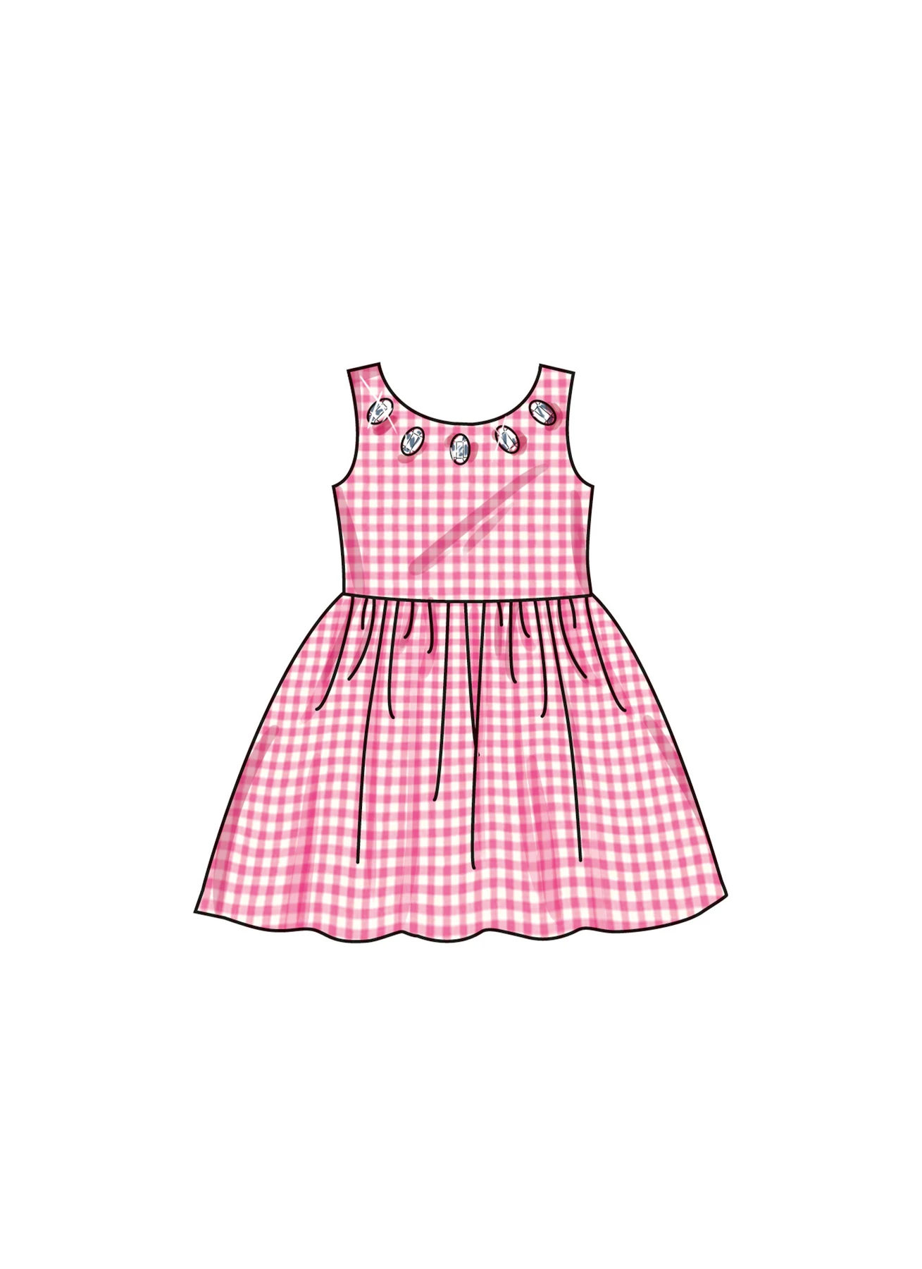 New Look Sewing Pattern Children's Dress 3 New Look Sewing Pattern Children's Dress