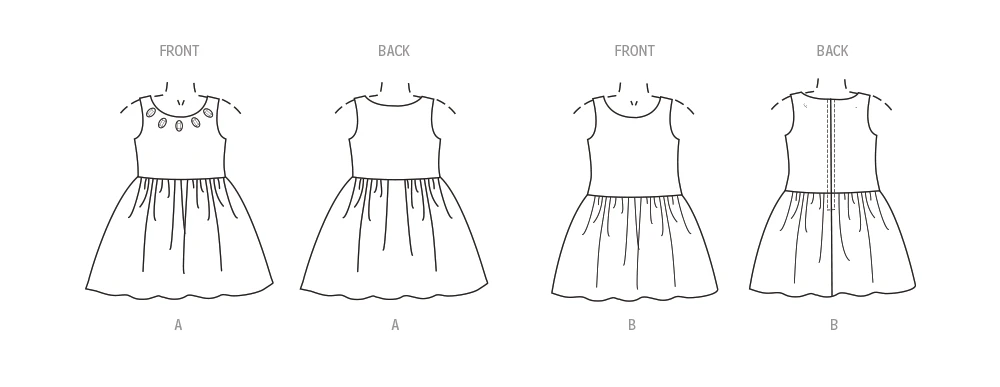New Look Sewing Pattern Children's Dress 7 New Look Sewing Pattern Children's Dress