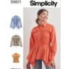 Simplicity Sewing Pattern Misses' Blouse with Collar, Sleeve and Hemline Variations (PDF) 14 Simplicity Sewing Pattern Misses' Blouse with Collar, Sleeve and Hemline Variations (PDF)