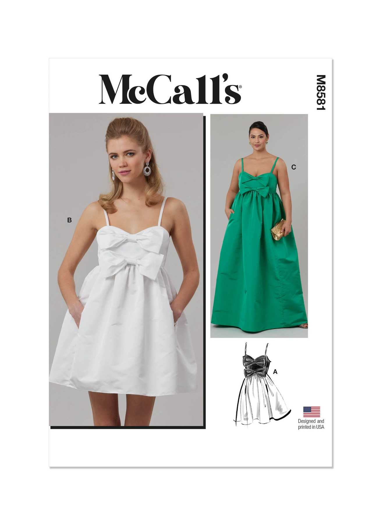 McCall's Sewing Pattern Misses' and Women's Dress in Two Lengths 1 McCall's Sewing Pattern Misses' and Women's Dress in Two Lengths