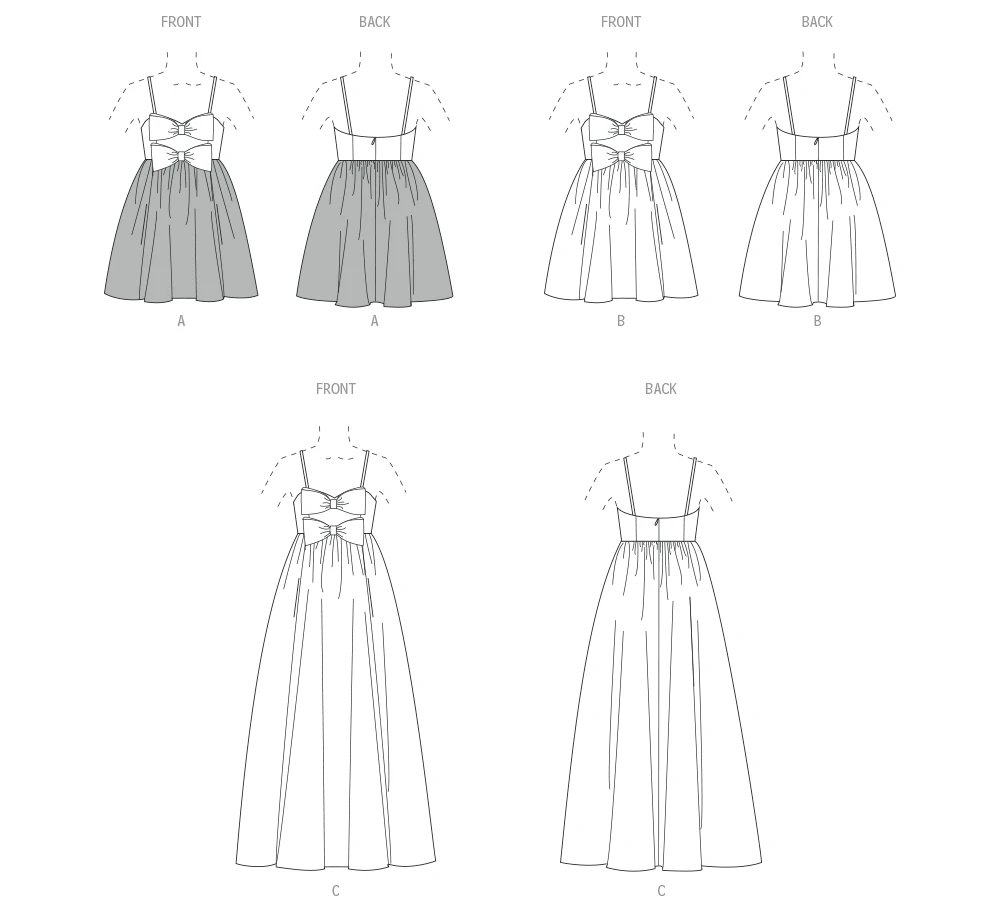 McCall's Sewing Pattern Misses' and Women's Dress in Two Lengths 9 McCall's Sewing Pattern Misses' and Women's Dress in Two Lengths
