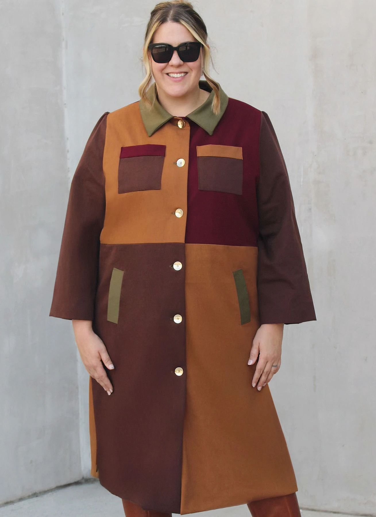 Know Me Sewing Pattern Misses' Lined Color Blocked Coat by Alisha Grace (PDF) 2 Know Me Sewing Pattern Misses' Lined Color Blocked Coat by Alisha Grace (PDF)