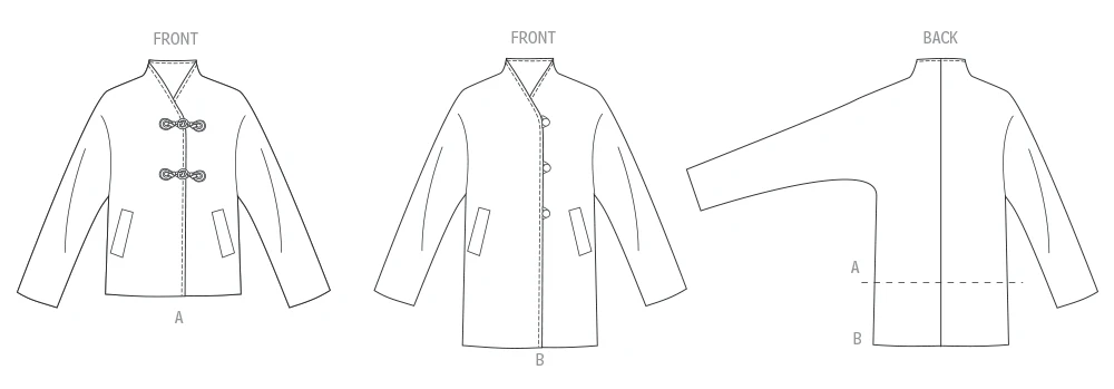 Butterick Sewing Pattern Misses' Jacket in Two Lengths (PDF) 7 Butterick Sewing Pattern Misses' Jacket in Two Lengths (PDF)