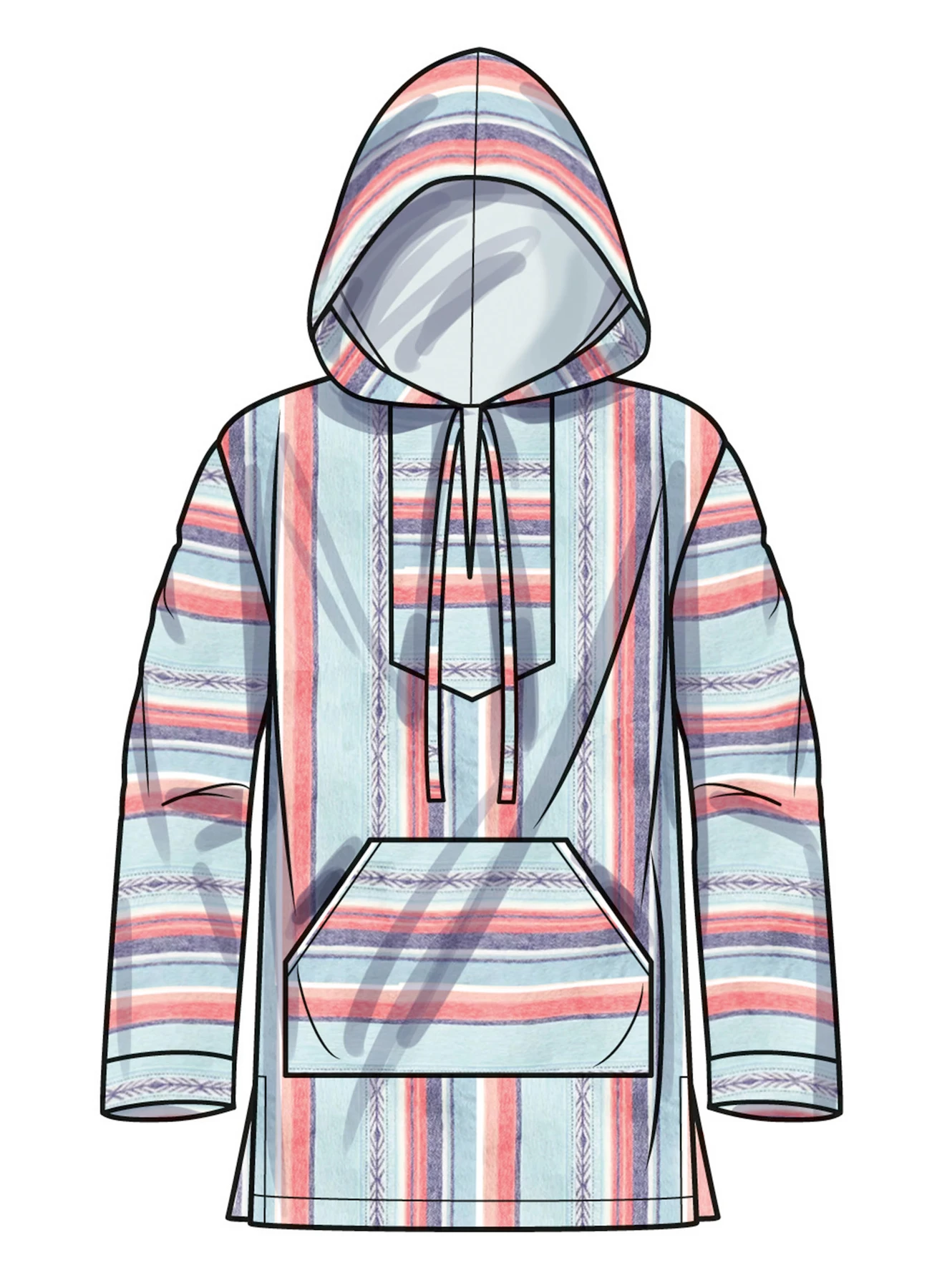 Simplicity Sewing Pattern Children's, Teens' and Adults' Hoodie (PDF) 3 Simplicity Sewing Pattern Children's, Teens' and Adults' Hoodie (PDF)