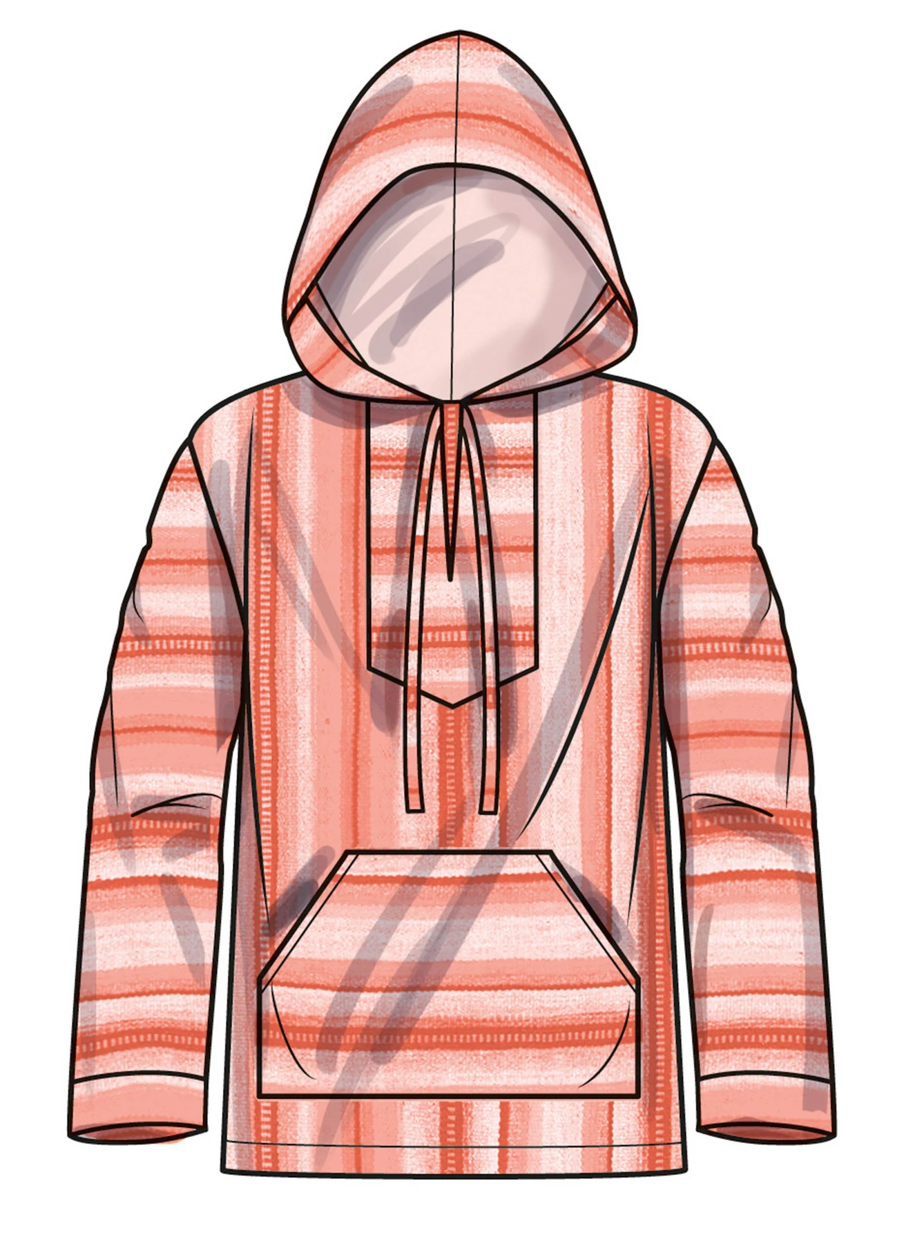Simplicity Sewing Pattern Children's, Teens' and Adults' Hoodie (PDF) 4 Simplicity Sewing Pattern Children's, Teens' and Adults' Hoodie (PDF)