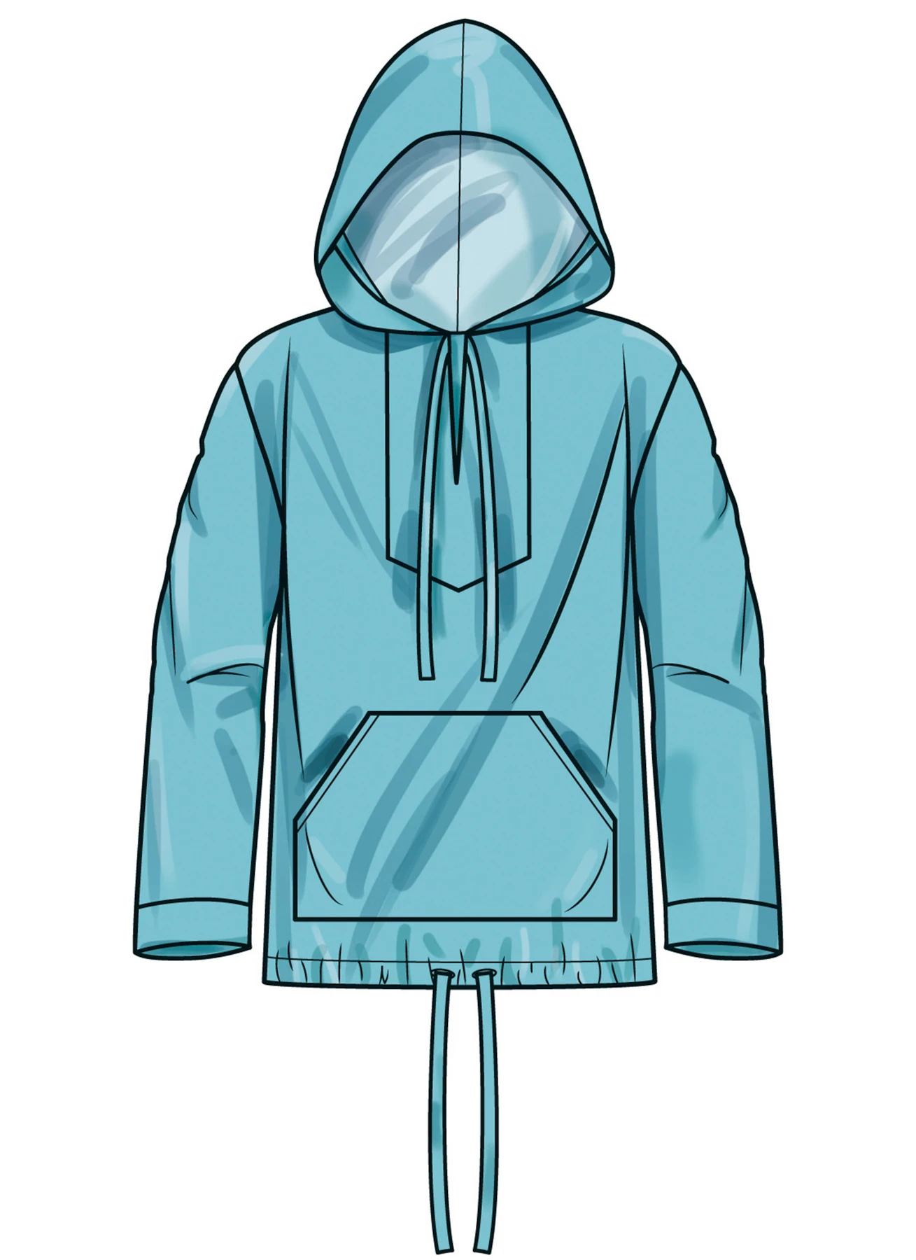 Simplicity Sewing Pattern Children's, Teens' and Adults' Hoodie (PDF) 5 Simplicity Sewing Pattern Children's, Teens' and Adults' Hoodie (PDF)
