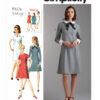 Simplicity Sewing Pattern 1960s Misses' & Women's Dress with Collar, Cuff and Sleeve Variations 30 Simplicity Sewing Pattern 1960s Misses' & Women's Dress with Collar, Cuff and Sleeve Variations