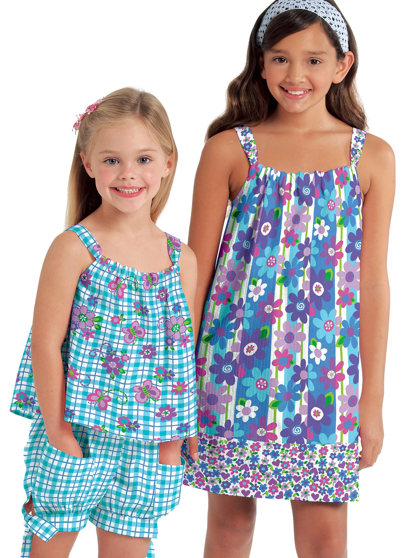 McCall's Sewing Pattern Children's/Girls' Gathered Tops, Dresses, Shorts and Pants 2 McCall's Sewing Pattern Children's/Girls' Gathered Tops, Dresses, Shorts and Pants