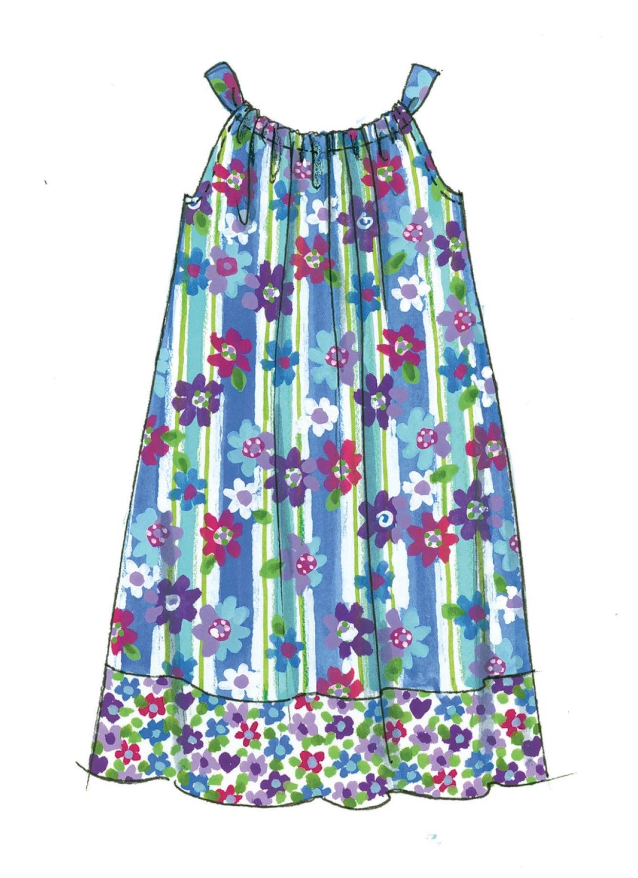 McCall's Sewing Pattern Children's/Girls' Gathered Tops, Dresses, Shorts and Pants 5 McCall's Sewing Pattern Children's/Girls' Gathered Tops, Dresses, Shorts and Pants