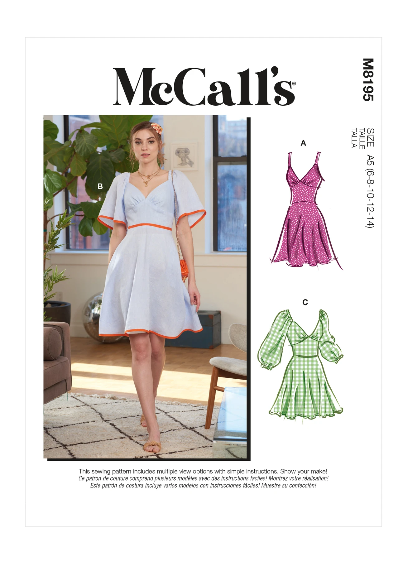 McCall's Sewing Pattern Misses' Dresses 1 McCall's Sewing Pattern Misses' Dresses