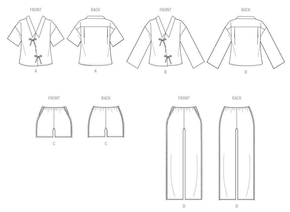 McCall's Sewing Pattern Misses' and Women's Pajamas (PDF) 14 McCall's Sewing Pattern Misses' and Women's Pajamas (PDF)