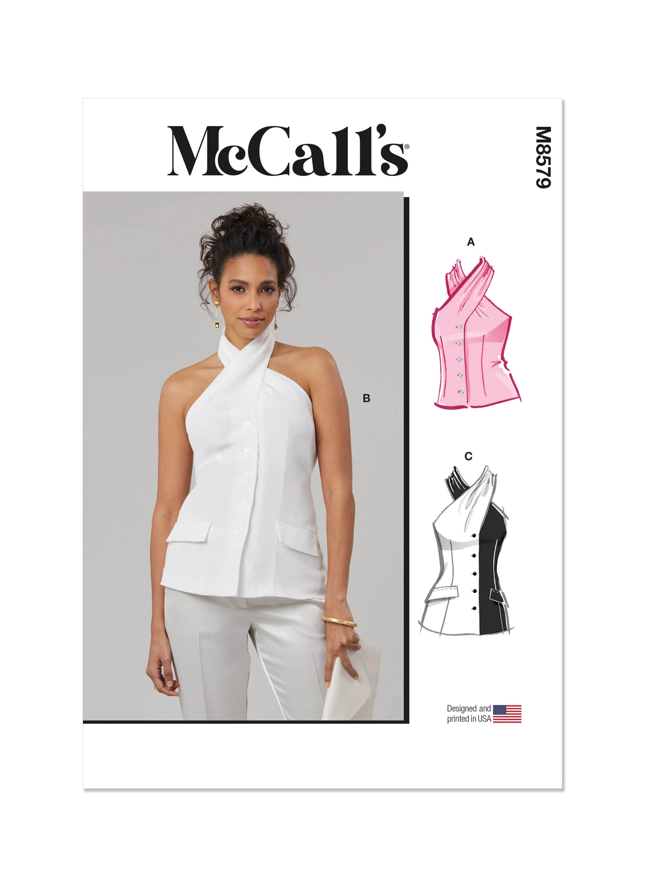 McCall's Sewing Pattern Misses' Top in Two Lengths (PDF) 1 McCall's Sewing Pattern Misses' Top in Two Lengths (PDF)