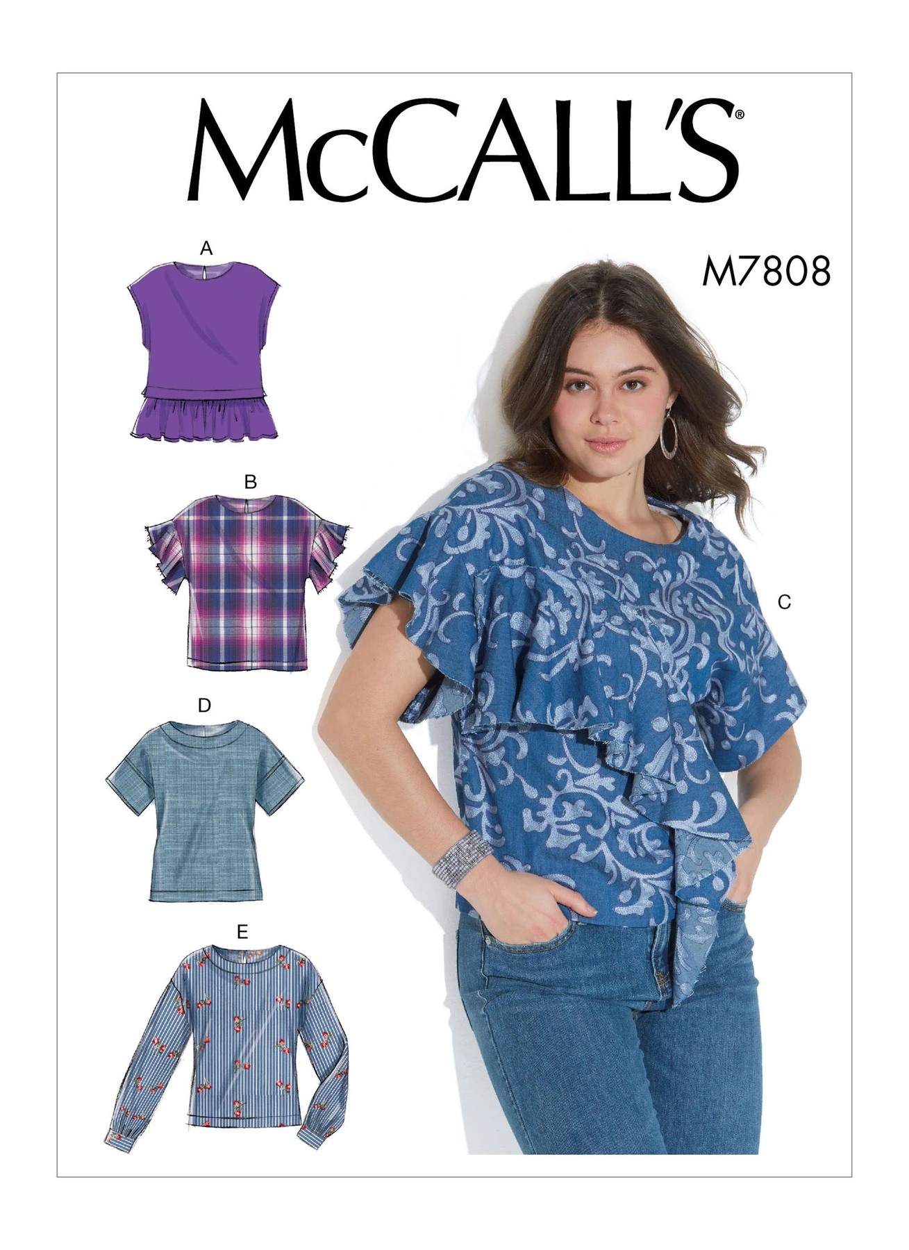 McCall's Sewing Pattern Misses' Tops (PDF) 609 McCall's Sewing Pattern Misses' Tops (PDF)