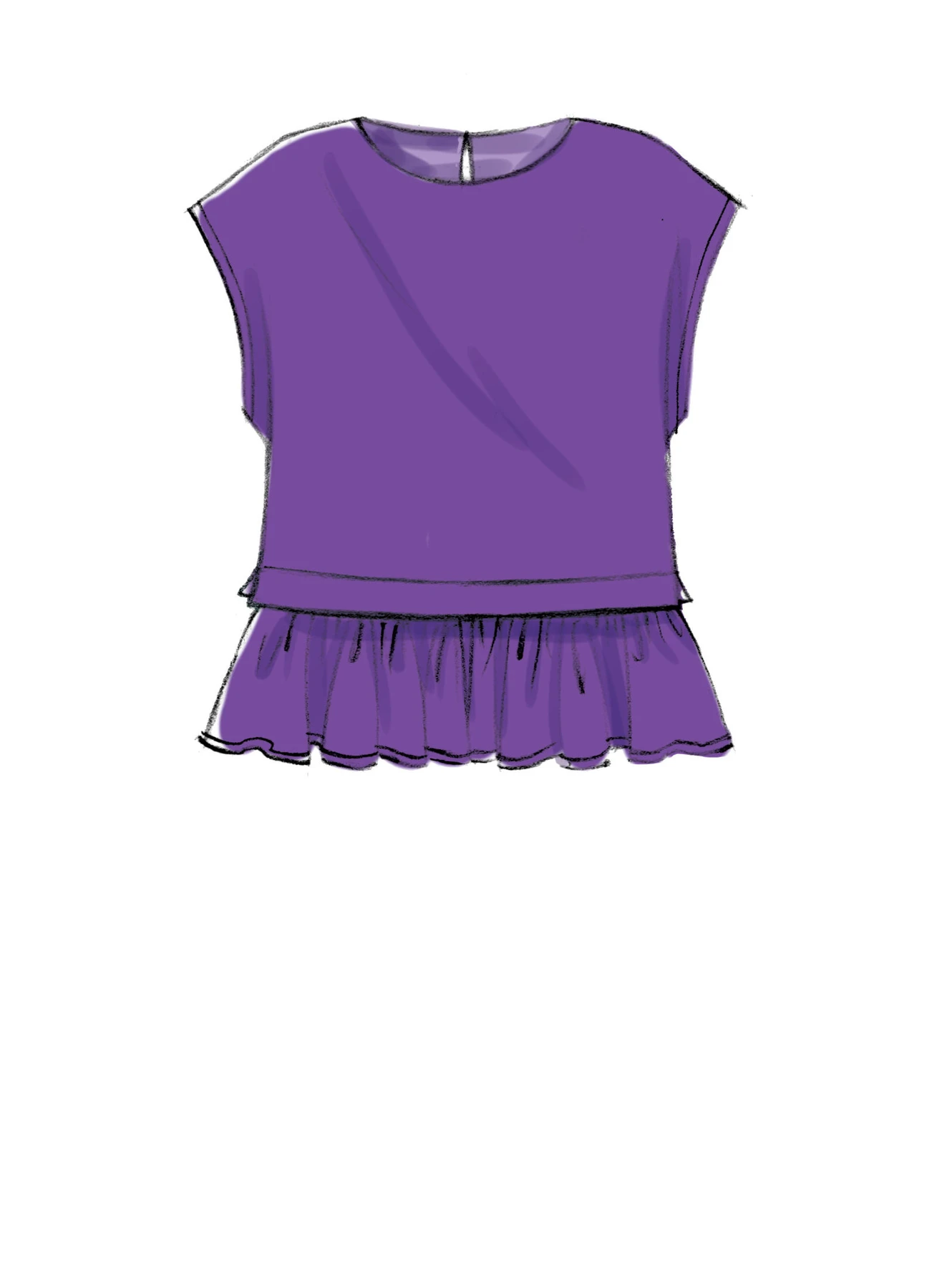 McCall's Sewing Pattern Misses' Tops (PDF) 611 McCall's Sewing Pattern Misses' Tops (PDF)