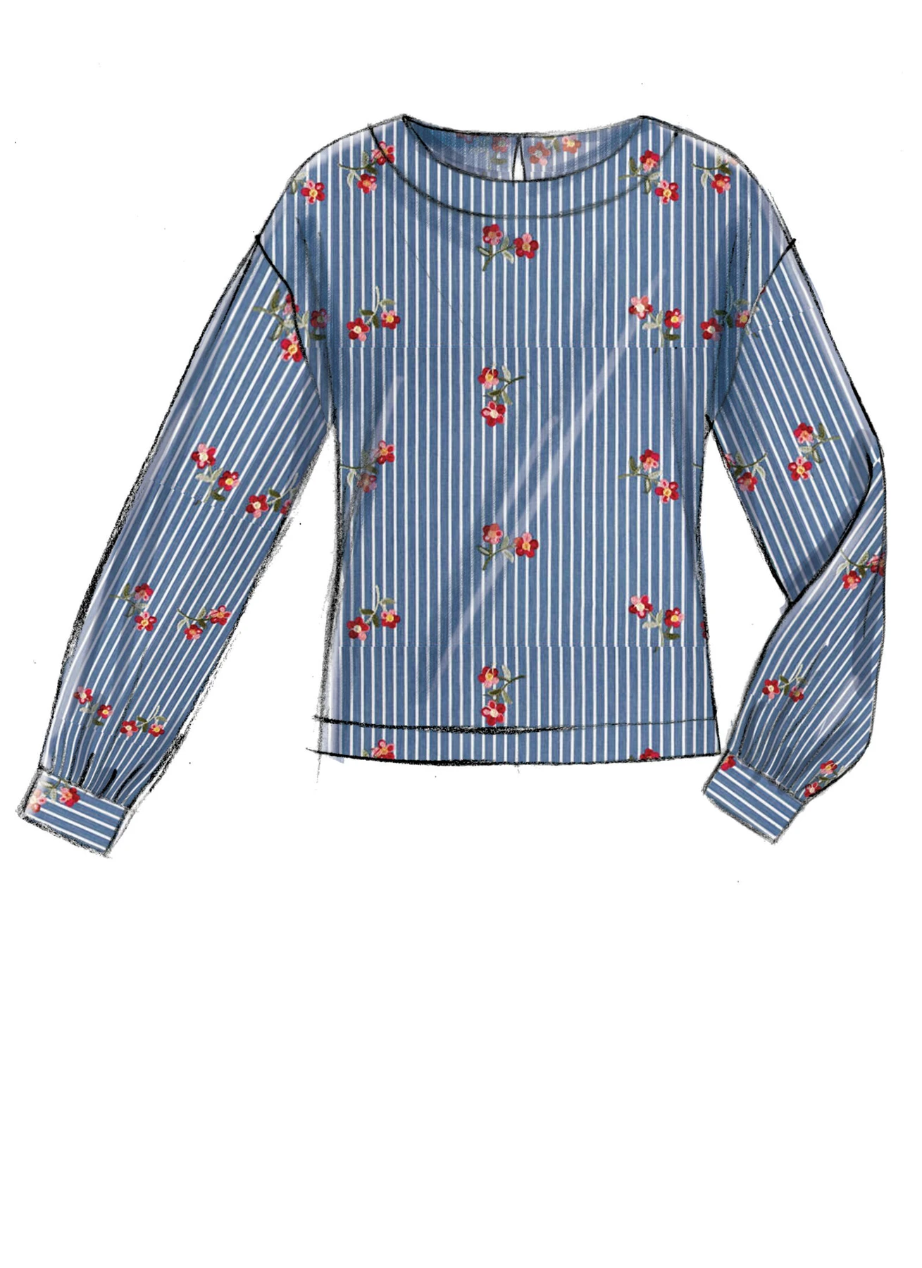 McCall's Sewing Pattern Misses' Tops (PDF) 614 McCall's Sewing Pattern Misses' Tops (PDF)