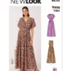 New Look Sewing Pattern Misses' Knit Dresses 10 New Look Sewing Pattern Misses' Knit Dresses
