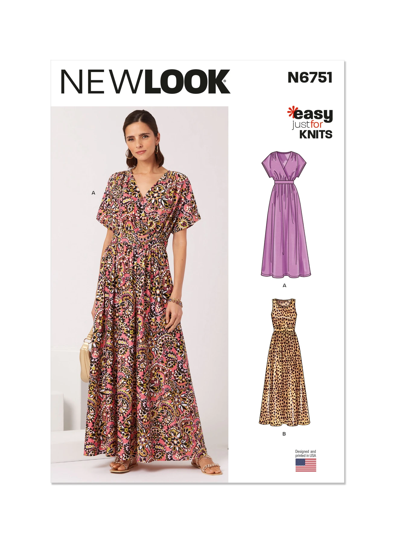 New Look Sewing Pattern Misses' Knit Dresses 1 New Look Sewing Pattern Misses' Knit Dresses