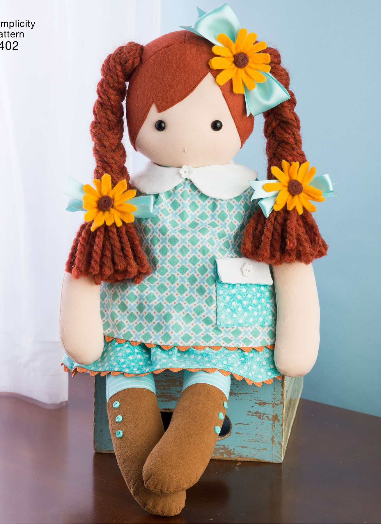 Simplicity Sewing Pattern 23" Stuffed Dolls with Clothes 5 Simplicity Sewing Pattern 23" Stuffed Dolls with Clothes