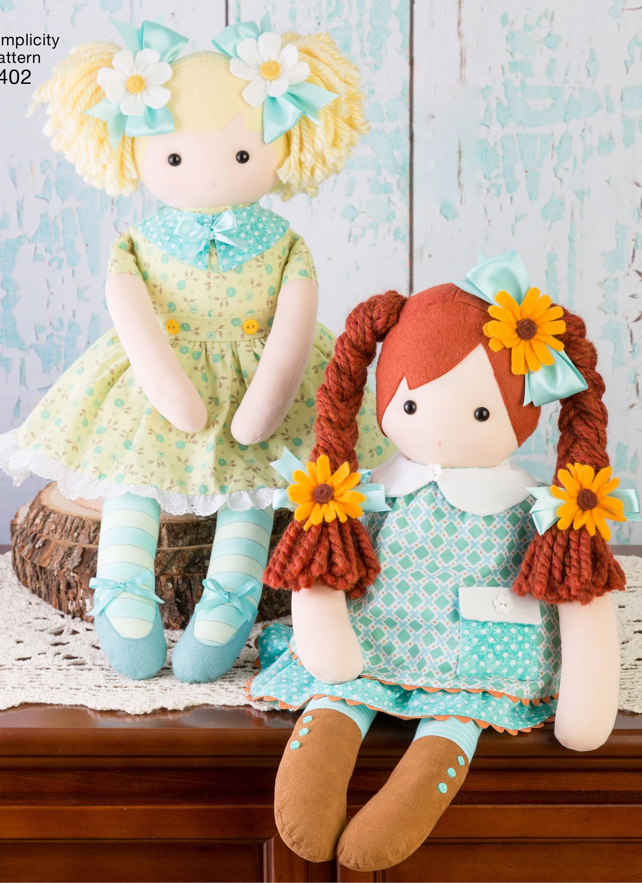 Simplicity Sewing Pattern 23" Stuffed Dolls with Clothes 6 Simplicity Sewing Pattern 23" Stuffed Dolls with Clothes