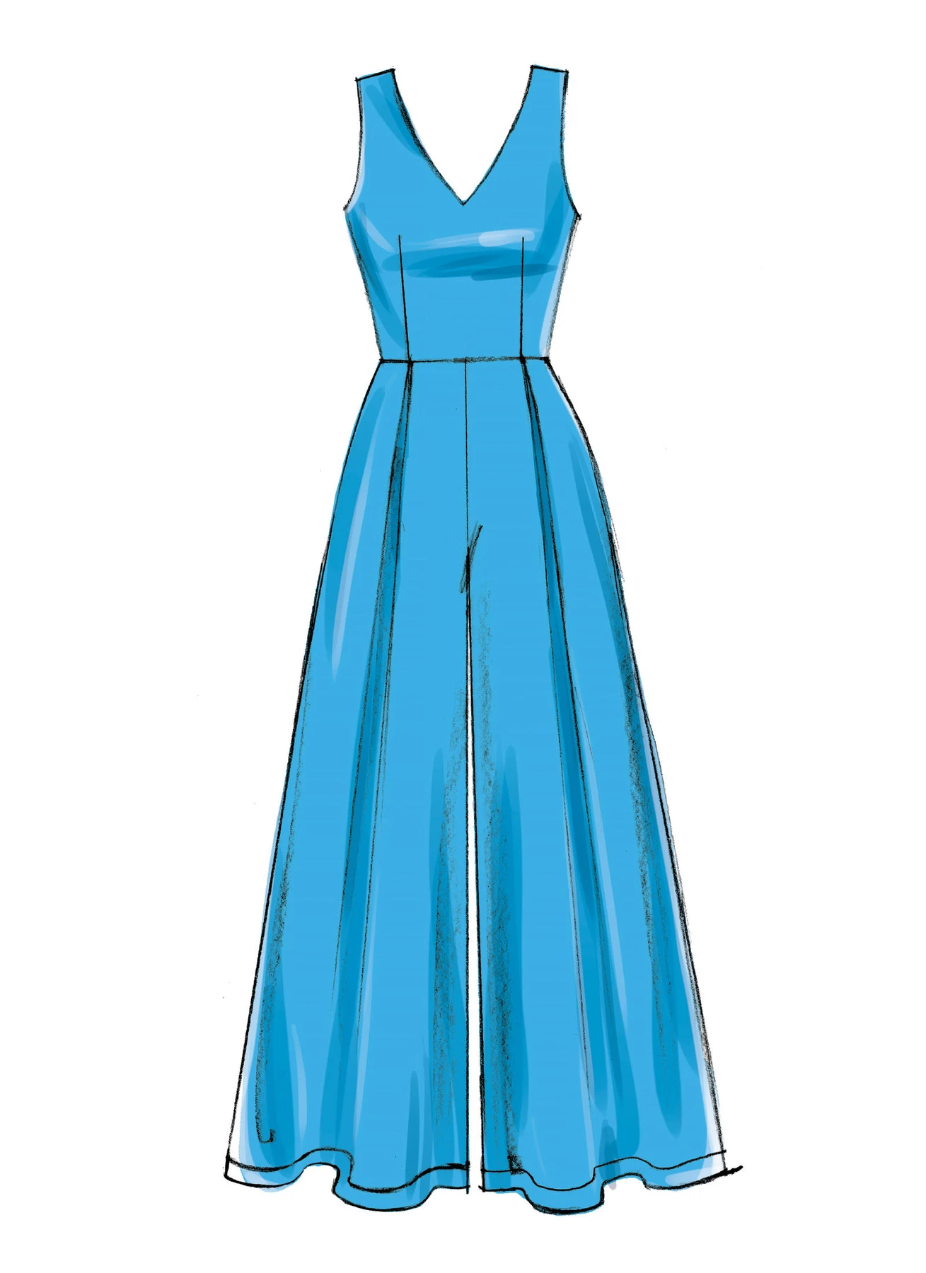 McCall's Sewing Pattern Misses' V-Neck Lined Sleeveless Romper and Jumpsuits (PDF) 3 McCall's Sewing Pattern Misses' V-Neck Lined Sleeveless Romper and Jumpsuits (PDF)