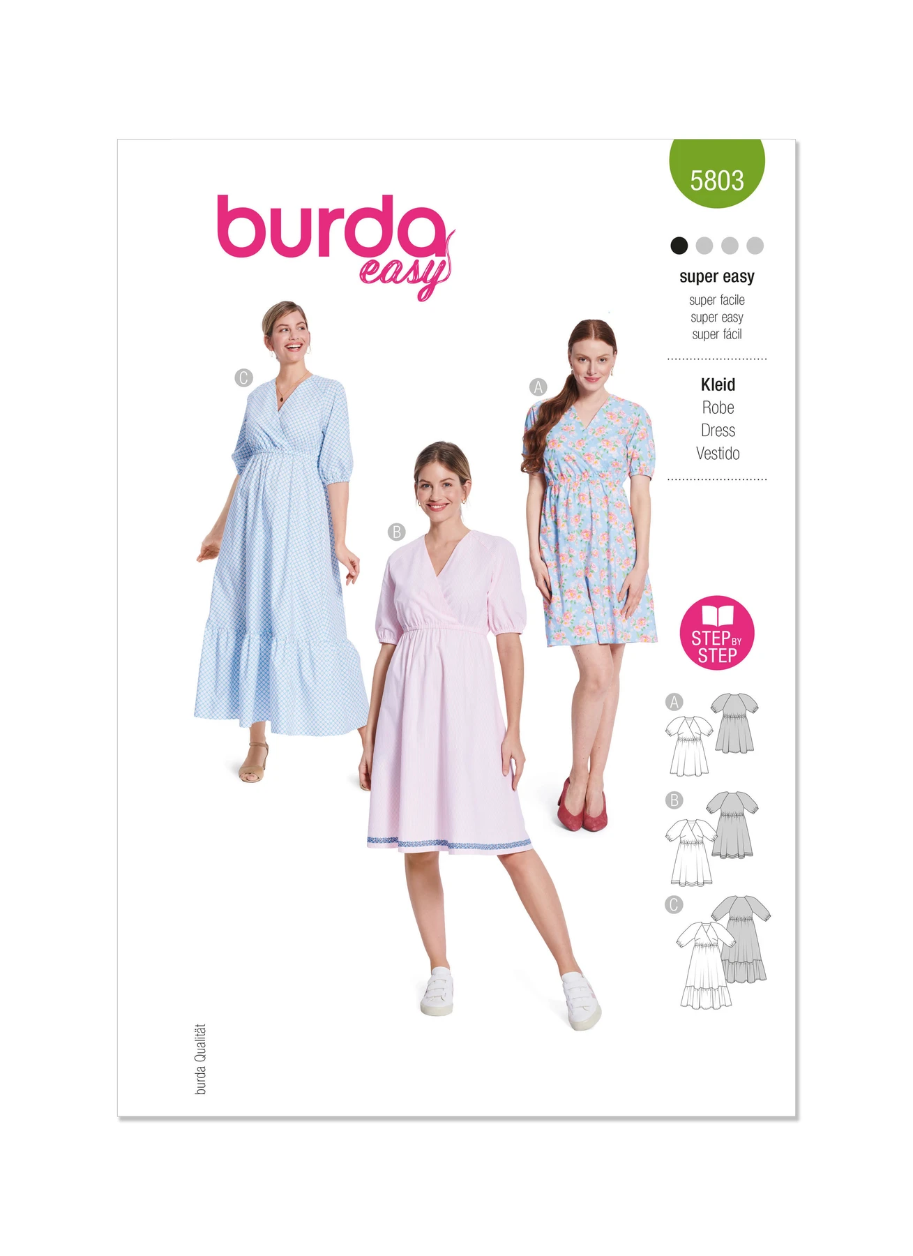 Burda Style Sewing Pattern 5803 Dress 1 Burda Style Sewing Pattern 5803 Dress