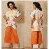 Vogue Patterns Misses' Wrap Front Shirt And Wide Leg Pants 14 Vogue Patterns Misses' Wrap Front Shirt And Wide Leg Pants