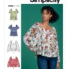 Simplicity Sewing Pattern Misses' Tops 28 Simplicity Sewing Pattern Misses' Tops