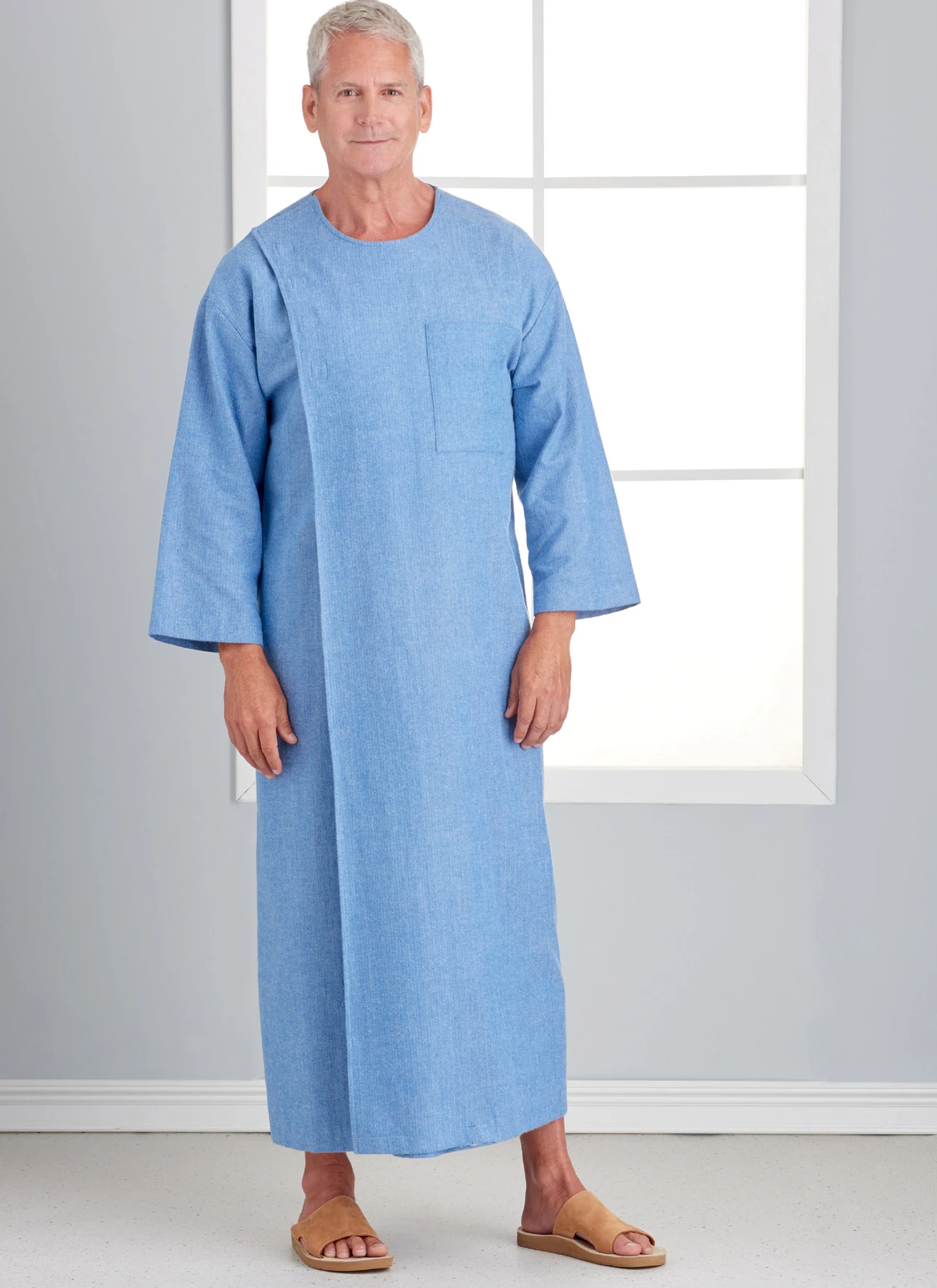 Simplicity Sewing Pattern Unisex Recovery Gowns and Bed Robe 2 Simplicity Sewing Pattern Unisex Recovery Gowns and Bed Robe