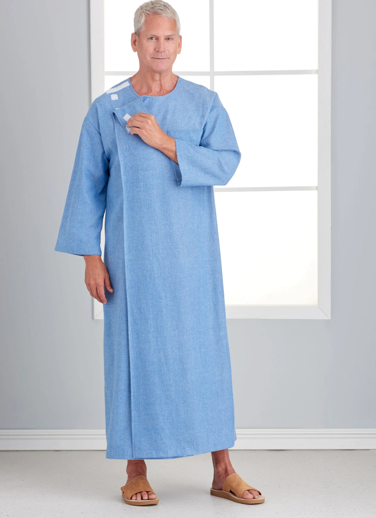 Simplicity Sewing Pattern Unisex Recovery Gowns and Bed Robe 3 Simplicity Sewing Pattern Unisex Recovery Gowns and Bed Robe