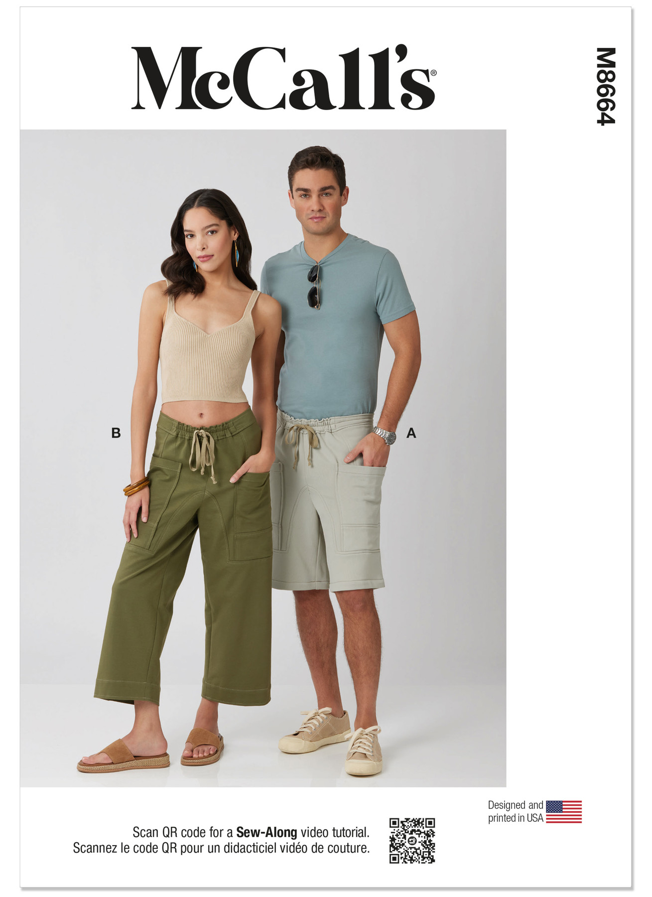 McCall's Sewing Pattern Unisex Shorts and Pants 1 McCall's Sewing Pattern Unisex Shorts and Pants