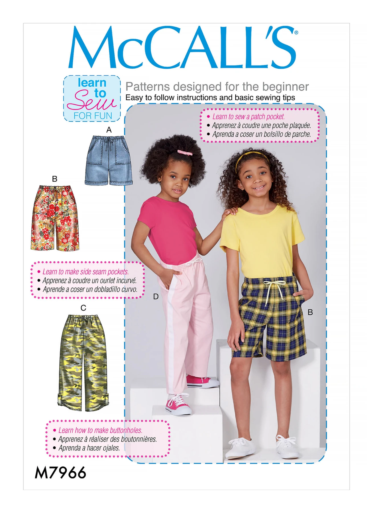 McCall's Sewing Pattern Children's and Girls' Shorts and Pants (PDF) 1 McCall's Sewing Pattern Children's and Girls' Shorts and Pants (PDF)