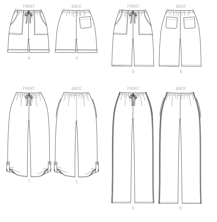 McCall's Sewing Pattern Children's and Girls' Shorts and Pants (PDF) 8 McCall's Sewing Pattern Children's and Girls' Shorts and Pants (PDF)