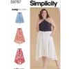 Simplicity Sewing Pattern Women's Skirt With Hemline Variations (PDF) 11 Simplicity Sewing Pattern Women's Skirt With Hemline Variations (PDF)