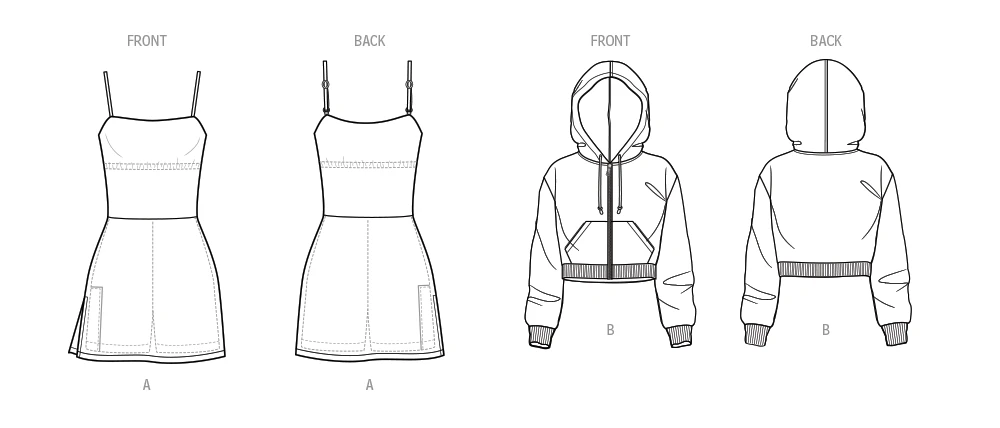 Know Me Sewing Pattern Misses' Dress and Hoodie by The Stitch Fitz 7 Know Me Sewing Pattern Misses' Dress and Hoodie by The Stitch Fitz